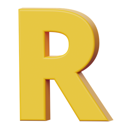 Rand Sign  3D Icon