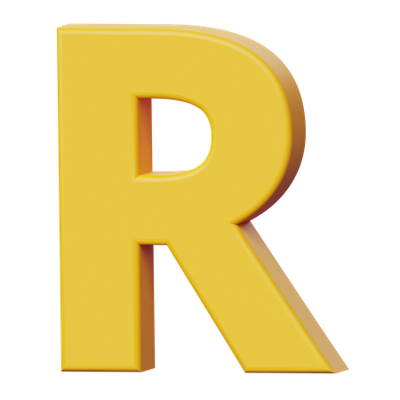 Rand Sign 3D Icon