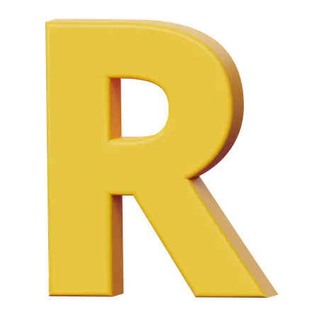 Rand Sign 3D Icon