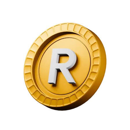 Rand sul-africano  3D Icon