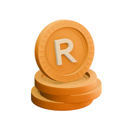 Rand sul-africano  3D Icon