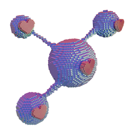 Random Conection Ball  3D Icon