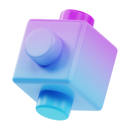 랜덤 큐브  3D Icon