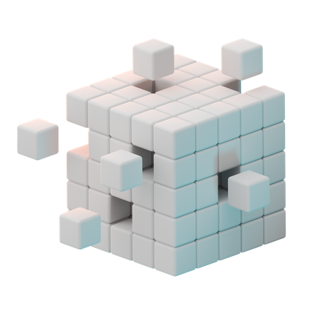 Random Data  3D Icon
