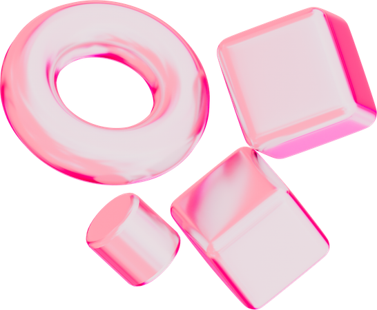 ランダムな形状  3D Icon
