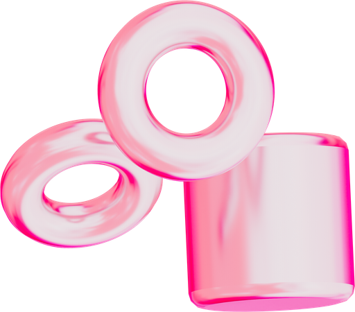 ランダムな形状  3D Icon