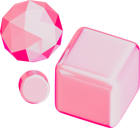 ランダムな形状  3D Icon