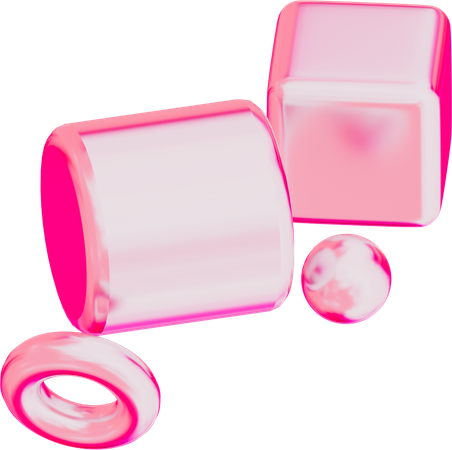Random Shapes  3D Icon
