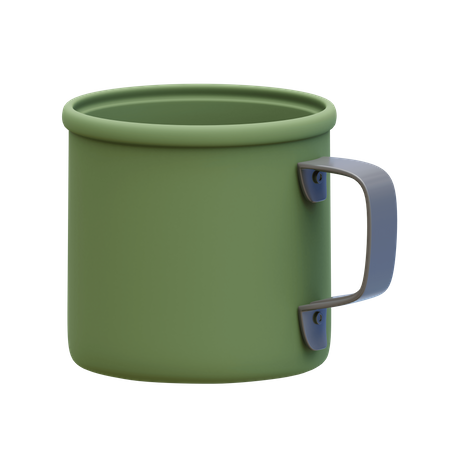 Tasse de randonnée  3D Illustration