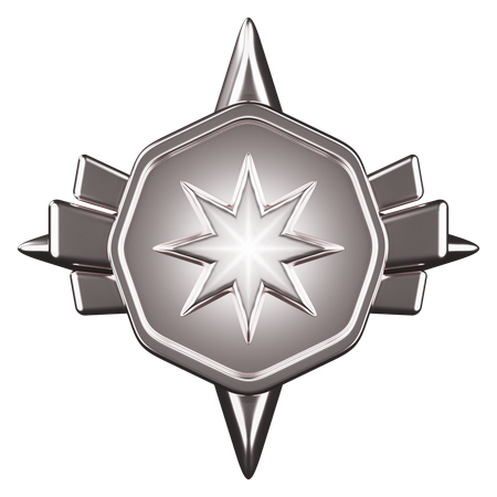 Rang argent  3D Icon