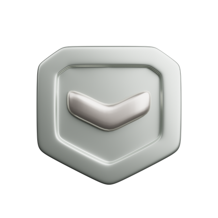 Rang argent  3D Icon