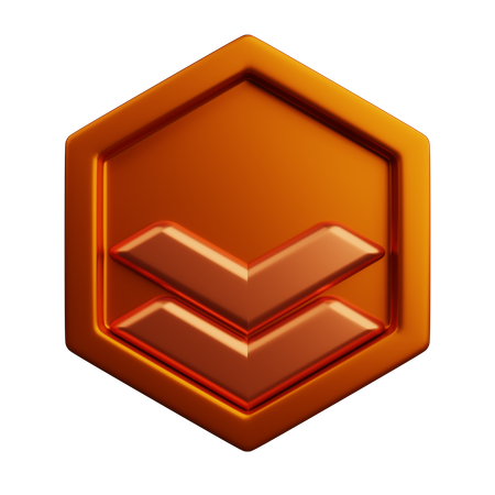 Rang bronze  3D Icon