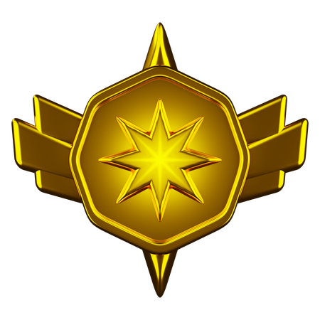 Rang Gold  3D Icon