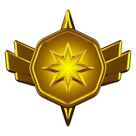 Rang Gold  3D Icon