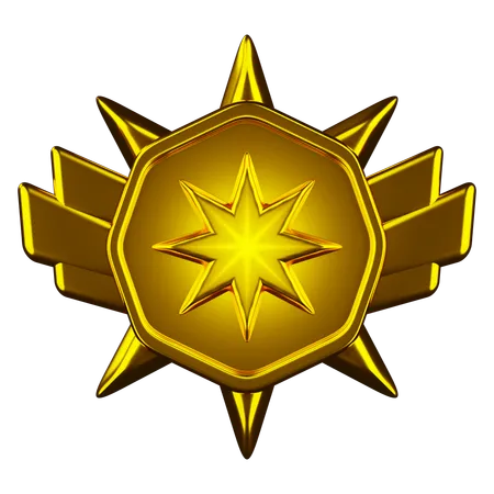 Rang Gold  3D Icon