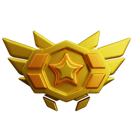 Rang Gold  3D Icon