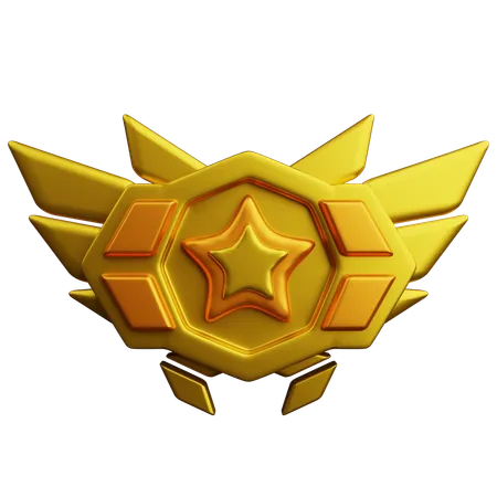 Rang Gold  3D Icon