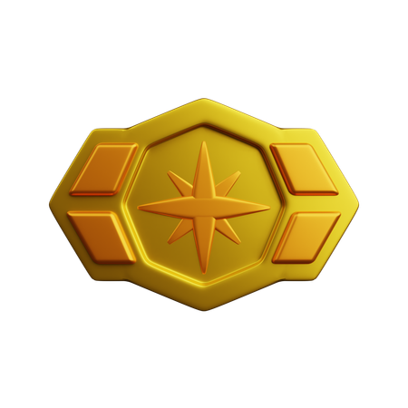 Rang Gold  3D Icon