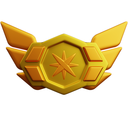 Rang Gold  3D Icon