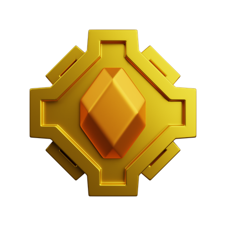 Rang or  3D Icon