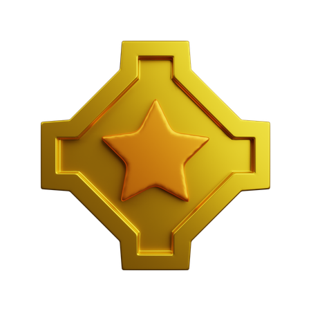 Rang or  3D Icon