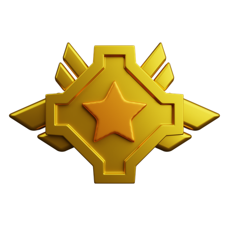 Rang or  3D Icon