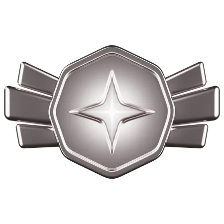 Rang Silber  3D Icon