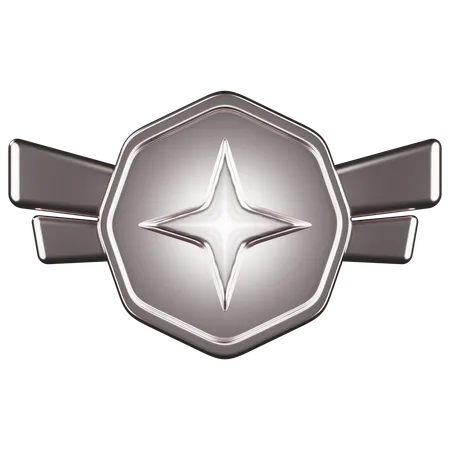 Rang Silber  3D Icon