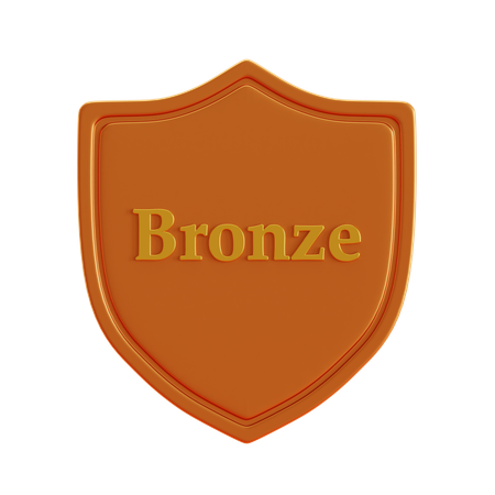 Rango de bronce  3D Icon