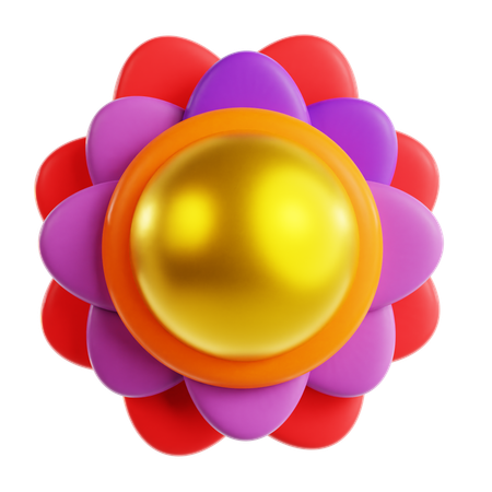 Rangoli  3D Icon