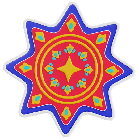 Rangoli  3D Icon