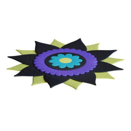 Rangoli  3D Icon