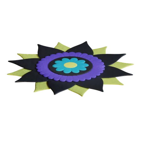 Rangoli  3D Icon