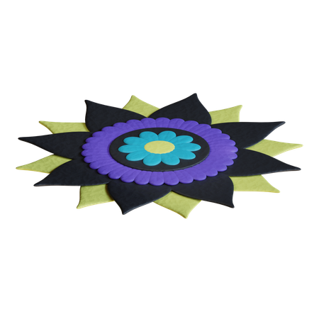 Rangoli  3D Icon