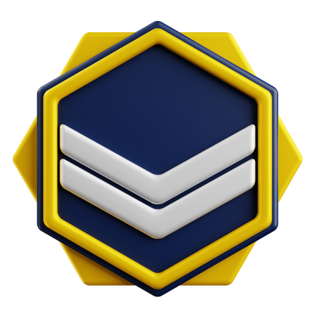 Rank Badge  3D Icon