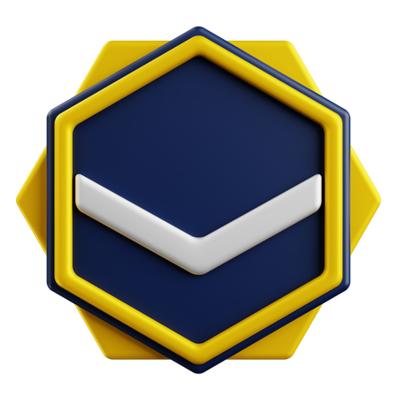 Rank Badge  3D Icon