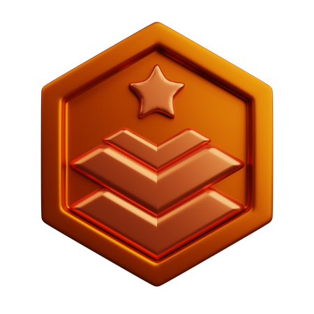 순위 청동  3D Icon