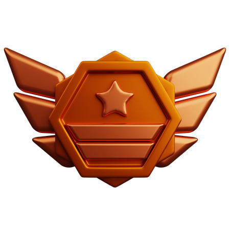 순위 청동  3D Icon