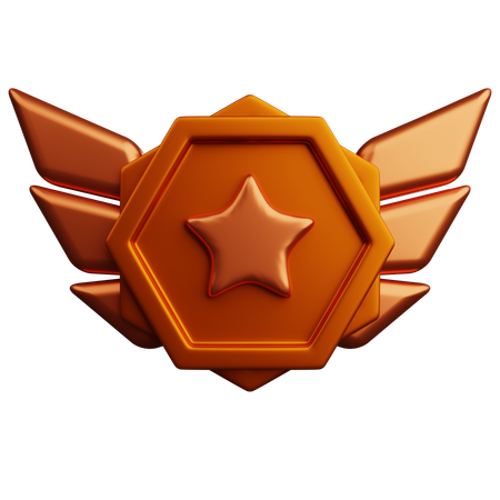 Rank Bronze  3D Icon