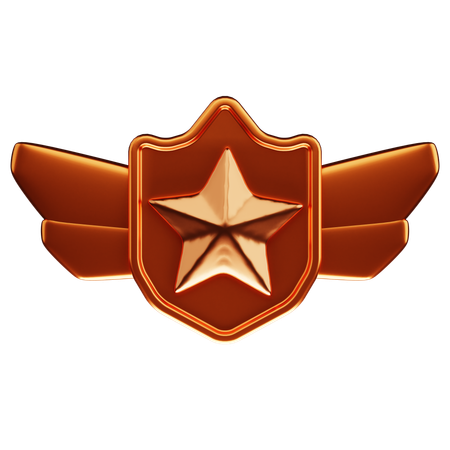 Rank Bronze  3D Icon