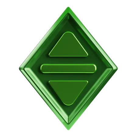 Rank Emerald Tire 1  3D Icon