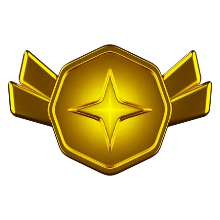 랭크 골드  3D Icon