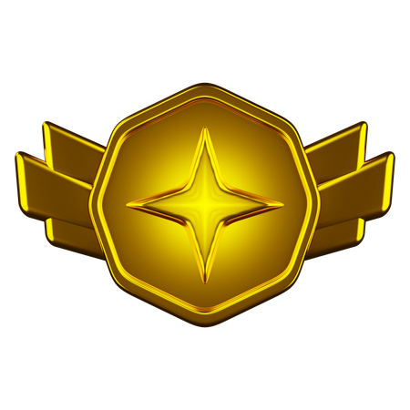 랭크 골드  3D Icon