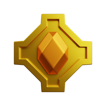 랭크 골드  3D Icon