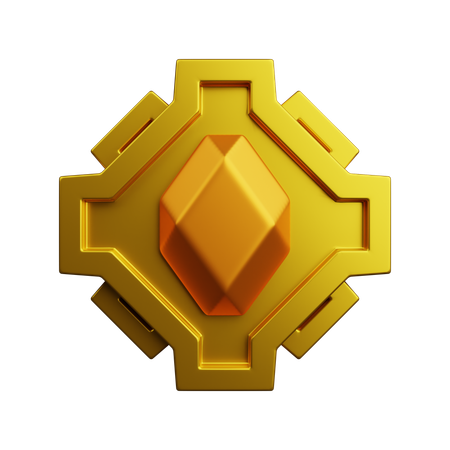 랭크 골드  3D Icon