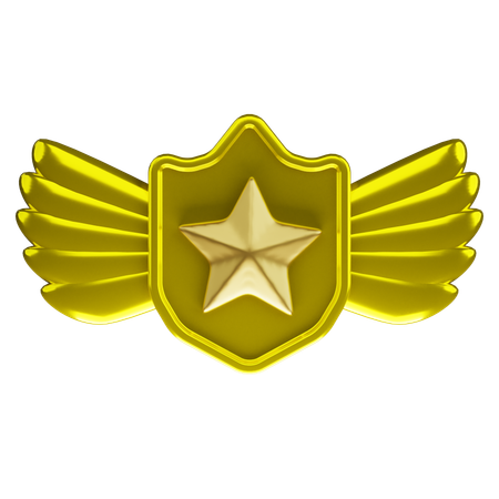 Rank Gold  3D Icon