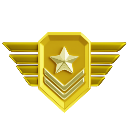 Rank Gold Tire 3  3D Icon