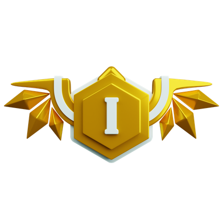 Rank One  3D Icon