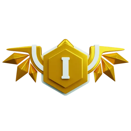 Rank One  3D Icon