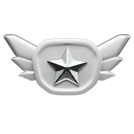 Rank Silver  3D Icon
